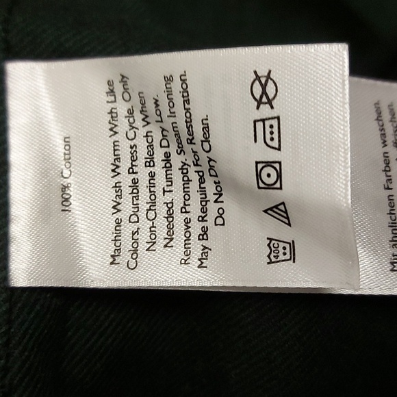 Eddie Bauer Green Casual Oxford Button Down Shirt - Picture 5 of 5